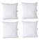 18x18 Pillow Inserts Set of 4  White Throw Pillows Throw Pillow Inserts for Decorative Pillow Covers Throw Pillows for Bed Couch Pillows for Living Room Throw Pillows for Couch Fluffy Pillows