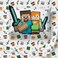 Jay Franco Minecraft Twin Comforter Set  5 Piece Bedding Includes Sheet Set  Pillow Covers  Super Soft Kids Bedding Features Creeper  Zombie