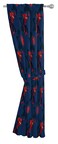 Jay Franco Marvel Spiderman Classic Saving The Day 84 Decorative CurtainDrapes 4 Piece Set 2 Panels 2 Tiebacks