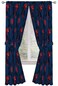 Jay Franco Marvel Spiderman Classic Saving The Day 84 Decorative CurtainDrapes 4 Piece Set 2 Panels 2 Tiebacks