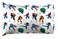 Jay Franco Marvel Avengers Fighting Team Queen Sheet Set  4 Piece Set Super Soft and Cozy Kids Bedding  Fade Resistant Microfiber Sheets Official Marvel Product