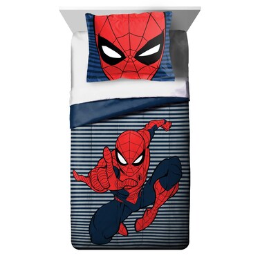 Jay Franco SpiderMan Reversible 2 Piece Comforter Set TwinFull