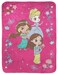 Disney Princess Raschel Throw Blanket  Measures 435 x 55 inches Kids Bedding Features Princess Cinderella Jasmine  Mulan  Fade Resistant Super Soft Official Disney Product