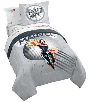 Jay FrancoCaptain Marvel Cool Energy Bed Set Full