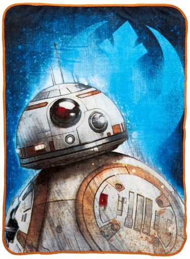 Jay FrancoStar Wars Ep 8 Resistance Throw Blanket Blue