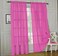 Elegant Comfort 2 Piece Solid Sheer 40 x 84 Window Curtainsdrapepanelstreatment Hot Pink
