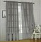 Elegant Comfort 2Piece Solid Sheer Window Curtains 60 x 84Inch Silver