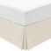 Mellanni Twin Bed Skirt  Bed Frame and Box Spring Cover  15Inch Tailored Drop Pleated Dust Ruffle  Hotel Luxury Bedding  Easy Fit Wrinkle Fade Stain Resistant  1 Bedskirt Twin Golden Ivory