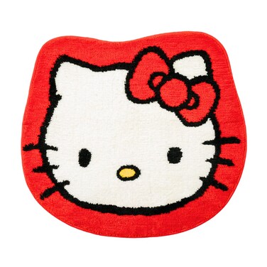 Franco Collectibles Hello Kitty Poly Knit Non Slip Plush Bathroom Mat Rug Officially Licensed Product