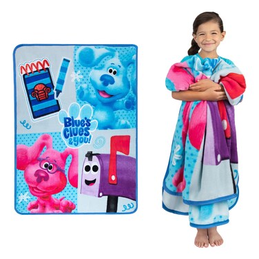 Blues Clues 46 x 60 Bedding Super Soft Plush Micro Raschel Throw Blanket for Kids