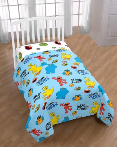FrancoManufacturing Sesame Street 4 Piece Full Size Microfiber Sheet Set