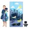 FrancoKids Bath and Beach Super Soft Mesh Scrubby and Microfiber Towel Set 50 in x 25 in Batman