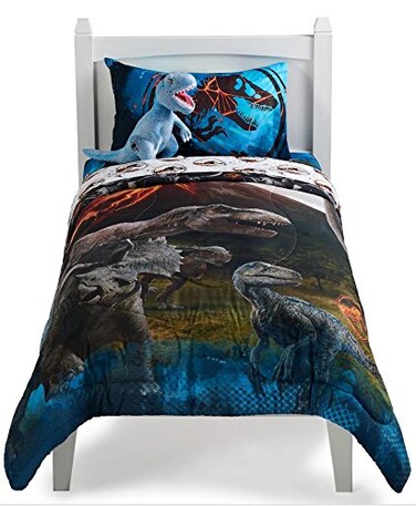Franco Jurassic World Predator Run Twin Full Comforter