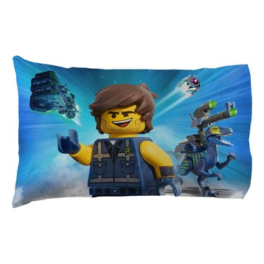 Lego Pillowcase Lets Build Together Reversible Pillowcase for Kids  20 X 30 Inch 1 Piece Pillow Case Only