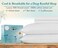 California Design Den500 Thread Count 100 Cotton Sheets Queen Size Sheet Set Cooling Deep Pocket Bed Sheets with Fitted Elastic Sheet Extra Soft Luxury Hotel Quality  White Sheets
