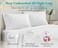 California Design Den500 Thread Count 100 Cotton Sheets Queen Size Sheet Set Cooling Deep Pocket Bed Sheets with Fitted Elastic Sheet Extra Soft Luxury Hotel Quality  White Sheets