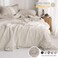 SimpleOpulence 100 Linen Duvet Cover Set with Embroidery Border Washed  3 Pieces 1 Duvet Cover with 2 Pillow Shams with Button Closure Soft Breathable Farmhouse  Linen Full Size