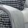 SimpleOpulence 100 Cotton Flannel Duvet Cover Set Black and White Buffalo Check 2 Piece Bedding Set Including 1 Comforter Cover and 1 Pillow Sham Soft and ComfortableTwin Black and White