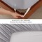 Bedsure Deep Pocket Queen Sheets Set  Fits Mattresses Up to 21 Thick 4 Piece Air Mattress Sheets with Deep Pocket Moisture Wicking Soft Cooling Bedding Sheets  Pillowcases Light Grey