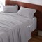 Bedsure Deep Pocket Queen Sheets Set  Fits Mattresses Up to 21 Thick 4 Piece Air Mattress Sheets with Deep Pocket Moisture Wicking Soft Cooling Bedding Sheets  Pillowcases Light Grey