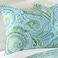 Levtex HomeSpruce Teal Quilt Set  King Quilt  Two King Pillow Shams  Paisley Pattern in Teals Greens and Blues  Quilt Size 106 x 92 and Pillow Sham Size 36 x 20  Reversible  Cotton