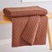 Levtex Home  Cross Stitch Adobe  Quilted Throw  50x60in  Cross Stitched Pattern  Reversible Pattern  Cotton Fabric
