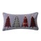 Levtex Home Merry  Bright Collection  Rudolph  Decorative Pillow 12X24in  We Wish You a Merry Christmas  Green Red Brown Yellow