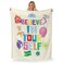 Northwest Inside Out Silk Touch Throw Blanket 50 x 60 I Believe