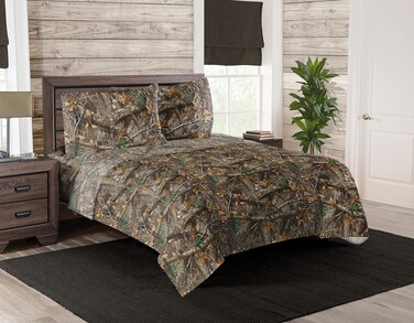 Northwest Realtree Sheet Set 4Piece Queen Realtree Edge
