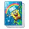 Northwest Spongebob Squarepants Silk Touch Sherpa Throw Blanket 60 x 80 OMG