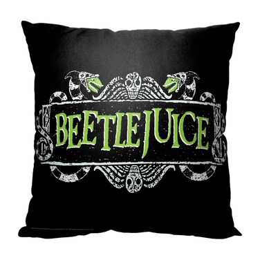 Northwest Beetlejuice Pillow 18 x 18 Title
