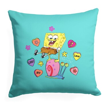 Northwest Spongebob Squarepants Pillow 18 x 18 Candy Hearts