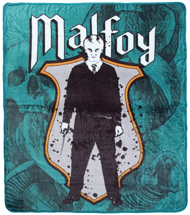 Harry Potter Draco Malfoy Character Silk Touch Throw Blanket 50 x 60 127cm x 152cm