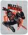 Northwest Marvel Miles Morales Spiderman Micro Raschel Throw Blanket 48 x 60