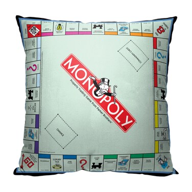 Northwest Pillow 18 x 18 Monopoly Board