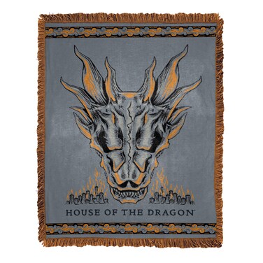 Northwest Game of Thrones  House of The Dragon Woven Jacquard Throw Blanket 46 x 60 Power of The Dragon