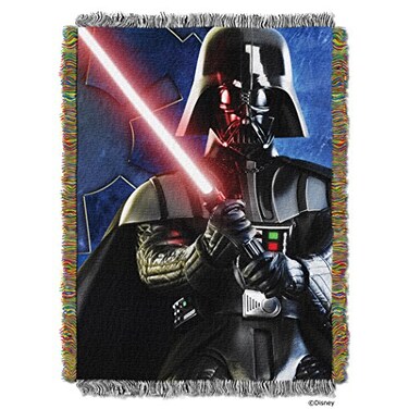 Northwest Star Wars Woven Tapestry Throw Blanket 48 x 60 Sith Lord