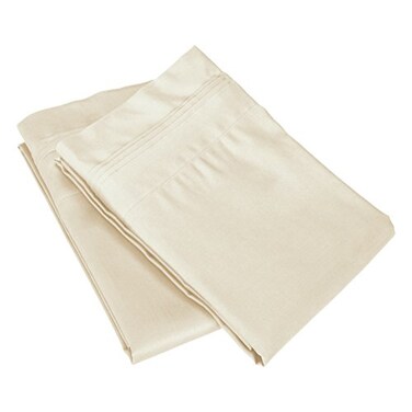 Superior Egyptian Cotton Standard Pillowcases 650 Thread Count 2Pieces Ivory