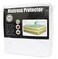 Superior Mattress Protector Waterproof Backing Soft Cotton Terry Hypoallergenic Breathable Noiseless Fitted Sheet Style Plush Bedding Machine Washable VinylFree Full XL White