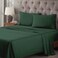 Superior 400 Thread Count Egyptian Cotton Sheet Set Bedroom Sheets Modern Home Essentials Bedding Basics 1 Elastic Deep Pocket Fitted Bed Sheet 1 Flat Sheet 2 Pillowcases Queen Hunter Green
