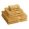 Superior Egyptian Cotton Solid Towel 6Piece 6PC Set Marigold