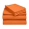 SUPERIOR FlannelSH Sheet Set Queen Pumpkin