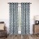 Superior Blackout Curtains Room Darkening Window Accent for Bedroom Sun Blocking Thermal Modern Bohemian Curtains Leaves Collection Set of 2 Panels 8 Grommets 52 x 84 Teal