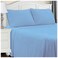 Superior FLASDPC TRSLLB Brushed Cotton Envelope closure pillowcases Standard Light Blue 2 Piece