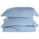 Superior 100 Rayon from Bamboo Extremely comfortable softer than cotton Full Queen Duvet Cover Set Solid Light Blue