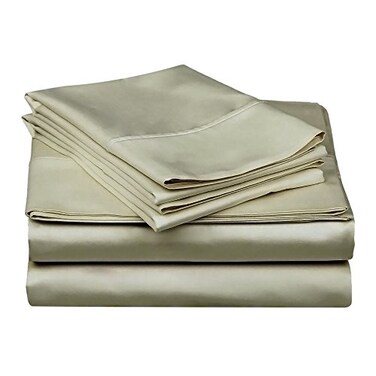 Superior Combed Cotton 300 Thread Count 3Piece Bed Sheet Set Single Ply Cotton Deep Pocket Fitted Sheets Soft and Luxurious Bedding Sets  Twin Sage