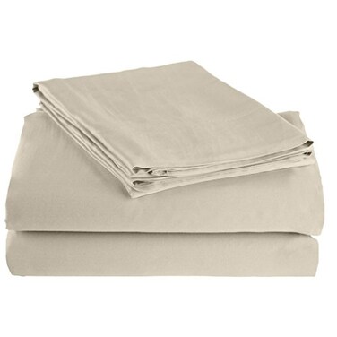 Superior 100 Rayon from Bamboo Extremely comfortable softer than cotton Queen Bed Sheet Set Solid Ivory