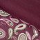 SuperiorPremium Cotton Flannel Duvet Cover Set All Season 100 Brushed Cotton Flannel Bedding 3Piece Set with Duvet Cover and Pillow Shams  Purple Paisley KingCalifornia King