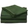 Impressions Genuine Egyptian Cotton 300 Thread Count Twin 3Piece Sheet Set Deep Pocket Single Ply Solid Hunter Green