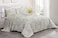 Chezmoi Collection Daisy 3Piece Printed Patchwork Quilt Set  Purple Butterfly Botanical Candy Stripe Checkered Coverlet  PreWashed Microfiber Lightweight Reversible Bedspread Full Size
